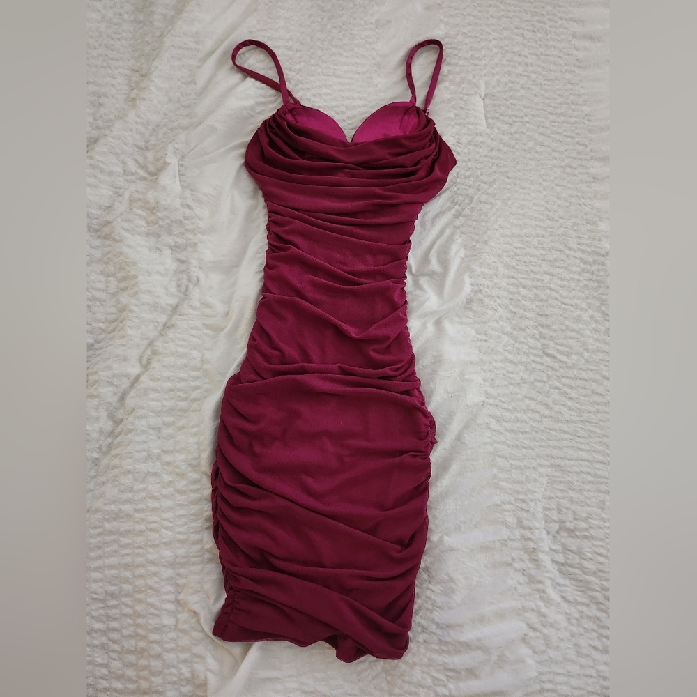 BCX Wine colored Party Dress